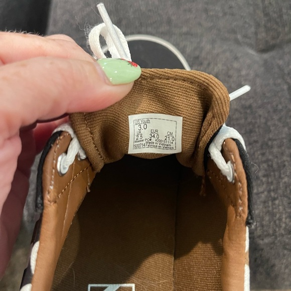 Vans Kids Black and Brown Checkered Sneakers - Picture 6 of 6